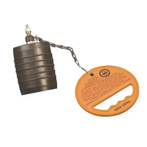 Water-Tite 83614 4 in. Standard Pneumatic Test Plug Black