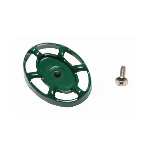 Arrowhead PK1290 Sillcock Wheel Handle with Screw, Aluminum Green