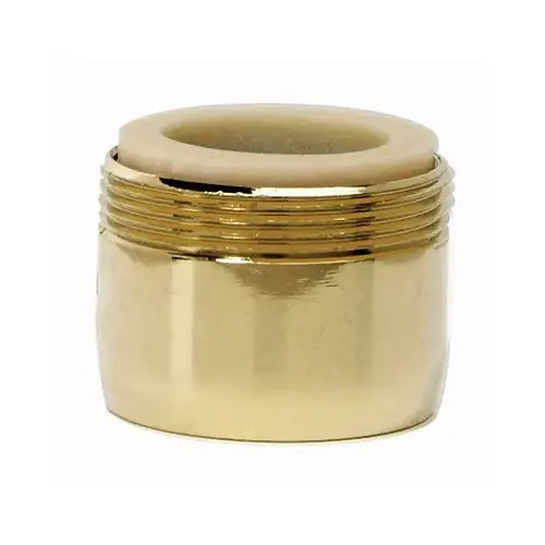BrassCraft SF0372 Faucet Aerator, Polished Brass, 13/16-In. Dual Thread