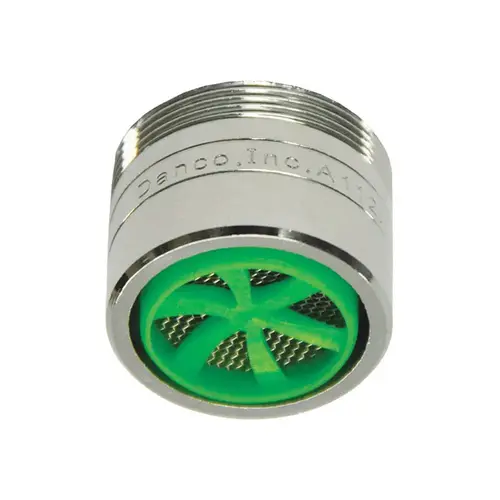 Danco 9D0010741B Aerator Adapter Dual Thread 15/16"- 27M x 55/64"-27F Chrome Chrome