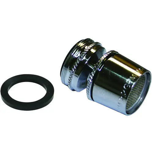 Plumb Pak PP800-4LF Faucet Aerator, 5/16-27 x 55/64-27 Male x Female Thread, 1.5 gpm Chrome Plated