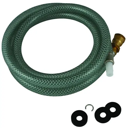 Plumb Pak PP815-3 Replacement Sink Spray Hose, 48 in L, Brass/Plastic Black