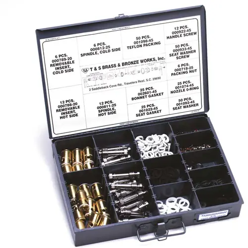T & S BRASS & BRONZE WORKS B-7K Eterna Spindle Assembly Master Repair Kit Chrome