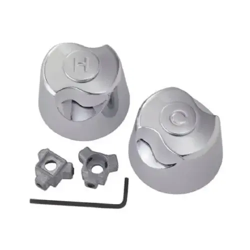 BrassCraft SH3477 Fit-All Lavatory Sink/Tub/Shower Handle Pair, Chrome