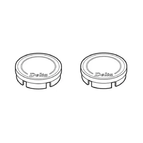 Delta Faucet RP19659 CLR/CHR Button Set