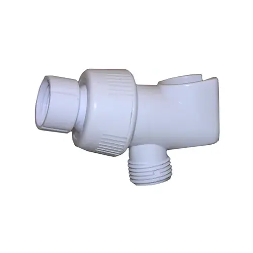 LARSEN SUPPLY CO., INC. 08-2423 White Serenity Personal Shower Arm Mount Bracket