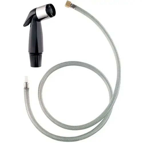 PlumbCraft 7635100T Faucet Sprayer with Hose For Universal Black Black