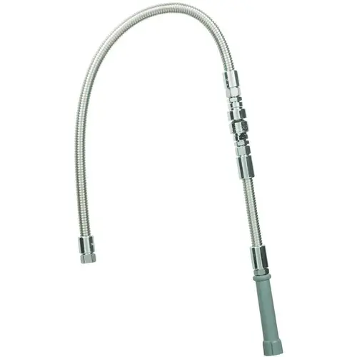 T & S BRASS & BRONZE WORKS B-0044-V9 Flexible Stainless Steel Hose with Vacuum Breaker