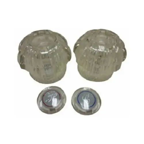 Baypointe 31-1204-BP Lavatory & Kitchen Faucet Handles, 2-Handle, Acrylic