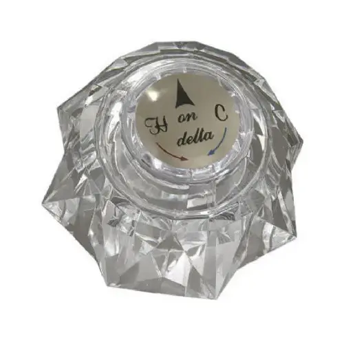 BrassCraft SHD6811 Faucet Handle, Delta 600 Series, Single Lever, Acrylic, 2-1/8 x 2-1/2-In.