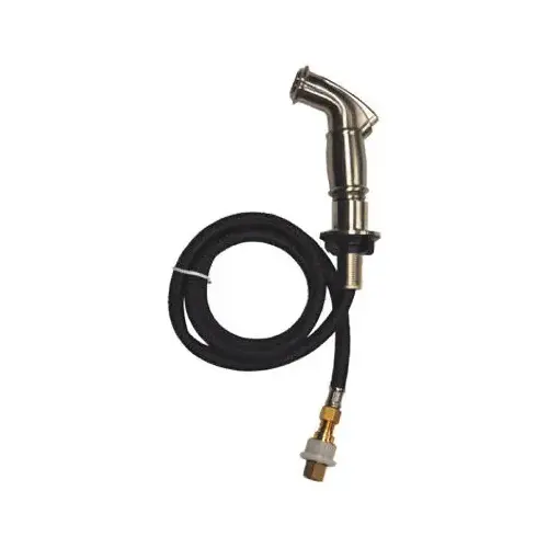 Danco 9D00089216 Side-Spray and Hose, Plastic Brushed Nickel