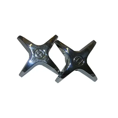 LARSEN SUPPLY CO., INC. 01-5001 Fit-All Cross Vice Grip Handle Pair, Chrome