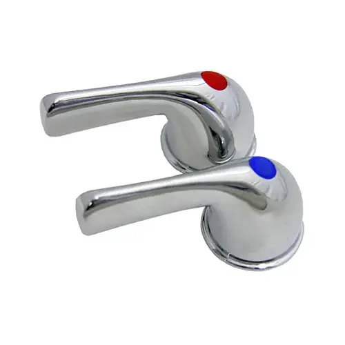 LARSEN SUPPLY CO., INC. 01-7081 Universal, Chrome, Lever, Hot & Cold Handles, Pr.