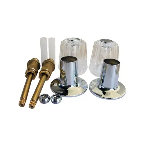 LARSEN SUPPLY CO., INC. 01-9071 Price Pfister, Two Valve, Windsor, Tub & Shower, Trim Set, With Stems