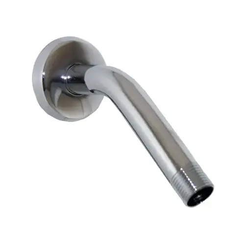 LARSEN SUPPLY CO., INC. 08-2453 1/2-Inch Male Pipe Thread x 8-Inch Chrome Shower Arm & Flange With Wall Flange