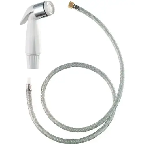 PlumbCraft 7635700 Faucet Sprayer with Hose White White