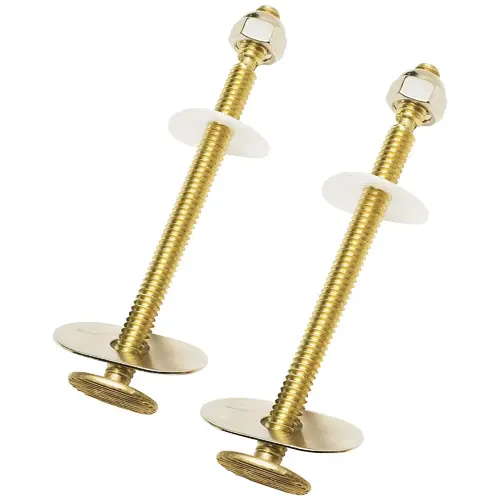 Do it Best DIB835-19 1/4 In. x 3-1/2 In. Extra Long Solid Brass Toilet Bolts - pack of 2