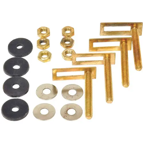 Everbilt 10069 Adjustable Tank to Bowl Bolt Set Assorted Colors