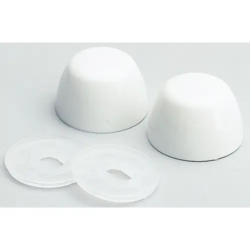 Fluidmaster 7115-XCP10 Bowl Bolt Cap, Plastic, Whit - 2 per pack x10 packs