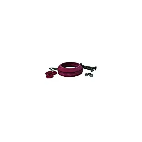 Korky 481BP Tank-to-Bowl Gasket, 3 in ID x 4-1/4 in OD Dia, Sponge Rubber, Red, For: 3 in 2-Piece Toilet Tanks