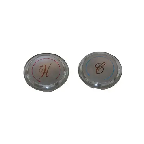 LARSEN SUPPLY CO., INC. 0-6051 Delta/Delex New Style Hot & Cold Buttons, 1-5/16-In.