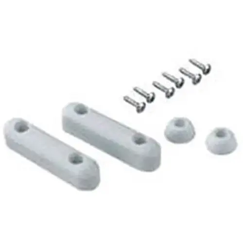 PlumbCraft 7513500T Toilet Seat Bumper Set White White
