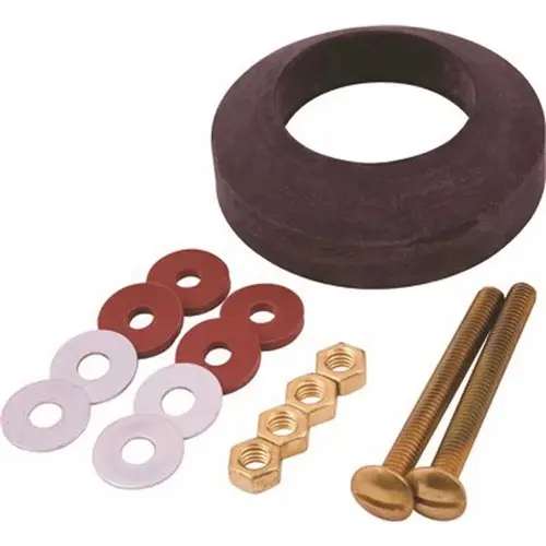 Proplus 558566 Tank To Bowl Gasket and Bolt Kit for Eljer Black