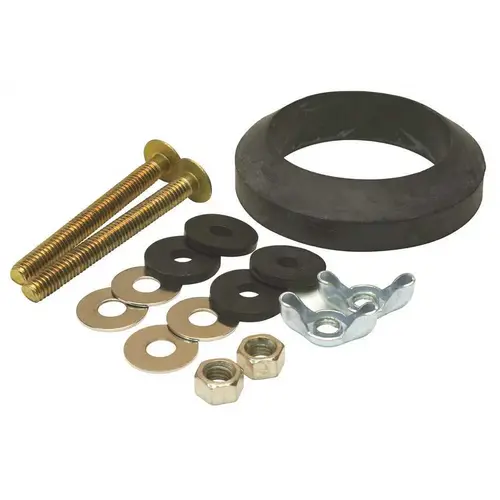 Proplus 609523 Tank to Bowl Bolt and Washer Kit Brass