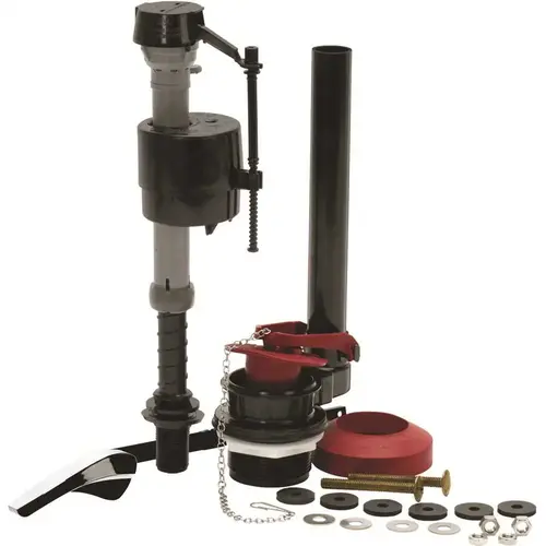 Fluidmaster 400AK Complete Toilet Fill and Toilet Flush Valve Repair Kit Assorted Colors