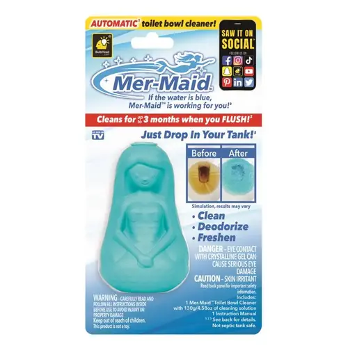 Mer-Made Filter Of SC 16424-8 Automatic Toilet Bowl Cleaner No Scent 4.58 oz Solid