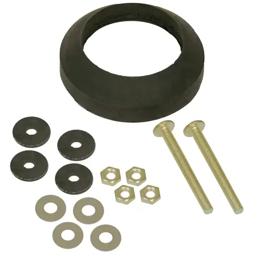 Danco 10460 Toilet Tank-to-Bowl Kit, 15-Piece, Steel