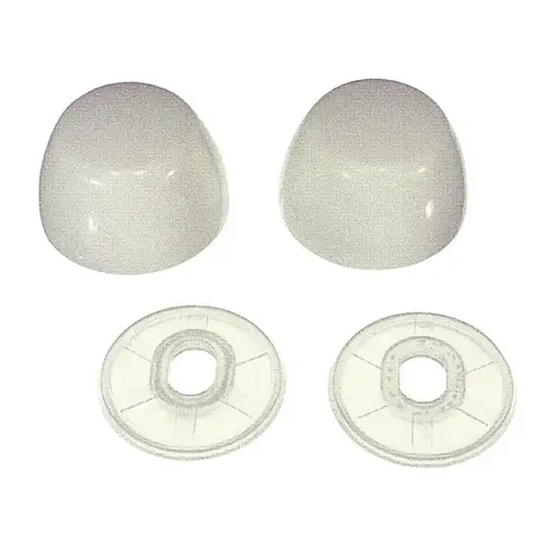 Danco 9D00080821 Toilet Bolt Caps White Plastic For Universal White Pair