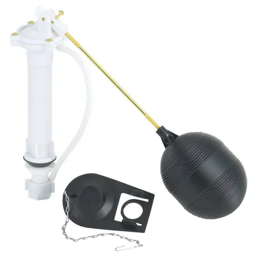 Do it Best DIB830-4 8-1/2 In. Plastic Anti-Siphon Tank Repair Kit, Flush Lever not Included