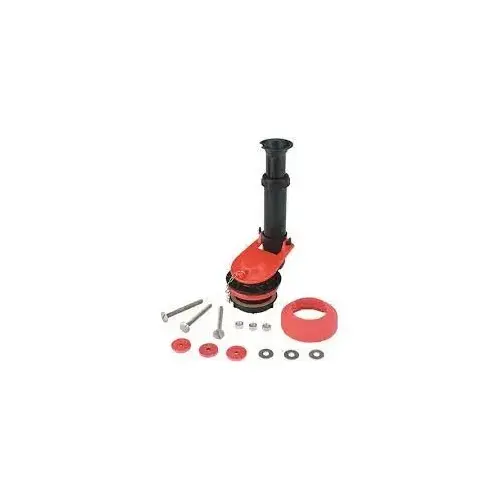 Korky 4030PK Flush Valve Kit, 1.28, 1.6, 3.5 and 5 gpf Flush, Plastic/Rubber, For: 2-Piece Toilet Tanks Black
