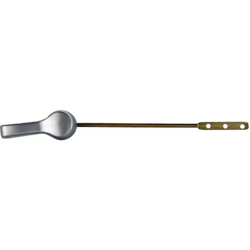 Lasco 04-1785 Universal Fit Satin Nickel Tank Lever with Brass Arm