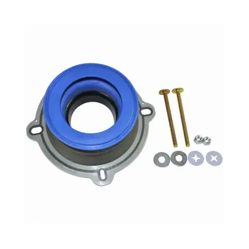 NEXT by Danco 10826X 10718X Toilet Wax Ring, 2-1/4 in ID x 4-3/4 in OD Dia, Rubber, Black/Blue