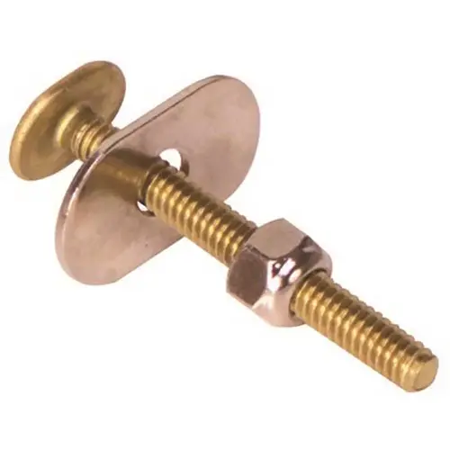 Proplus 556127 Toilet Bolt, 5/16 in. x 2-1/4 in., Brass