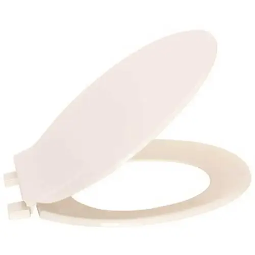 Proplus PP1200-001 Economy Plastic Round Closed Front Toilet Seat in White