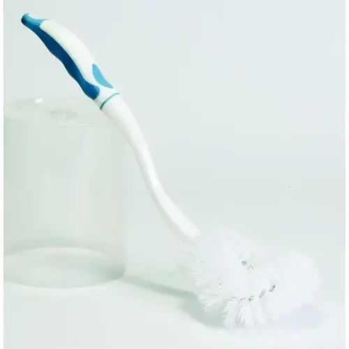 DQB 06090 Toilet Bowl Brush Twisted Wire Head Poly Bristles with 16" Plastic Handle