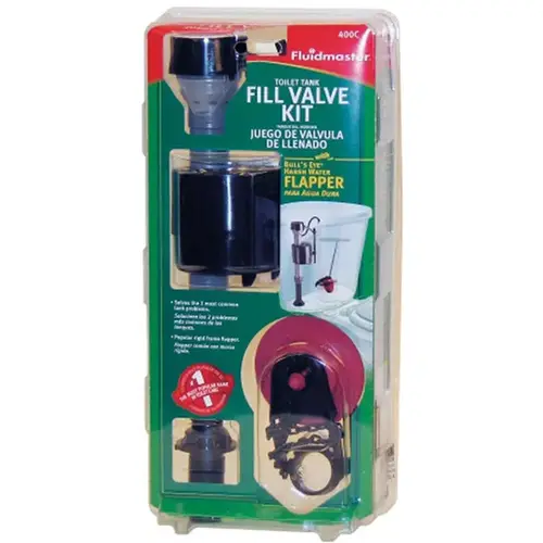 Fluidmaster 400CRP14 Toilet Repair Kit with Flapper For Universal 2"