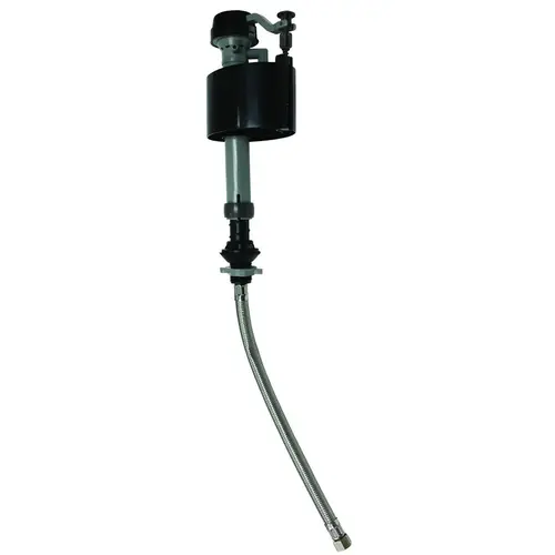 Keeney K830-11SS12 Toilet Fill Valve, Anti-Siphon: Yes Black/Gray