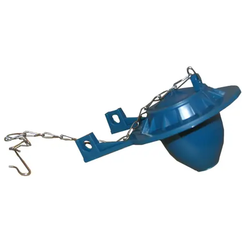Lasco 04-1585 3 In. Vinyl Toilet Flapper with Chain Blue