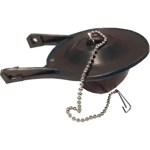 Lasco 04-1633 Eljer Titan 3 In. Black Rubber Flapper with Chain