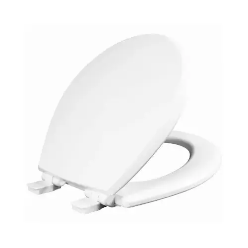 Mayfair 47SLOW 000 Kendall Round Closed Front WhisperClose White Enameled Wood Toilet Seat