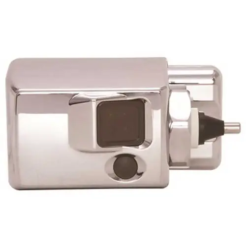 Rubbermaid 1896013 Auto Flush Chrome Side Mount Flush Clamp with Courtesy Flush Button