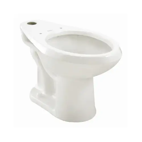 American Standard 3043.001.020 Madera Series 3043.001.020 Toilet Bowl, Elongated, Vitreous China, White, Floor Mounting