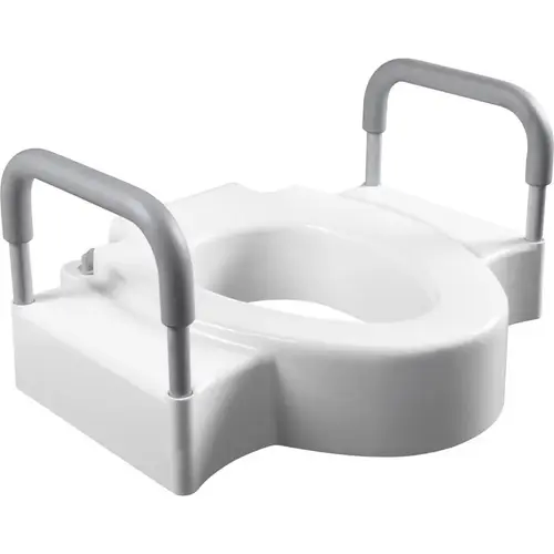BEMIS 7YA04505T 000 Toilet Riser Clean Shield White Polypropylene Gloss