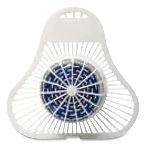 Big D Industries, Inc USCD Plastic Non-Para Urinal Screen and Block, Natural/Bubble-Gum-Like, 12 EA/CA White - pack of 12