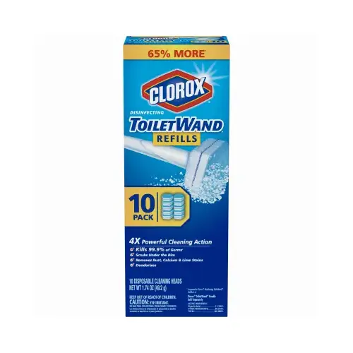 CLOROX 31620 14882 Toilet Wand Refill Blue