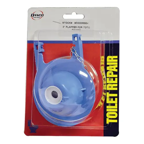 Danco 9D00088504 Toilet Flapper Blue Rubber For Toto Blue